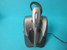 PLANTRONICS CS55 69700-01 WIRELESS HEADSET W/ EAR LOOP AC ADAPTER USED STAND