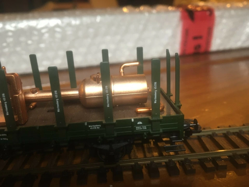 Märklin 46364. Vagón Württemberg, época I, verde con destilería y sin caja - Imagen 2 de 4