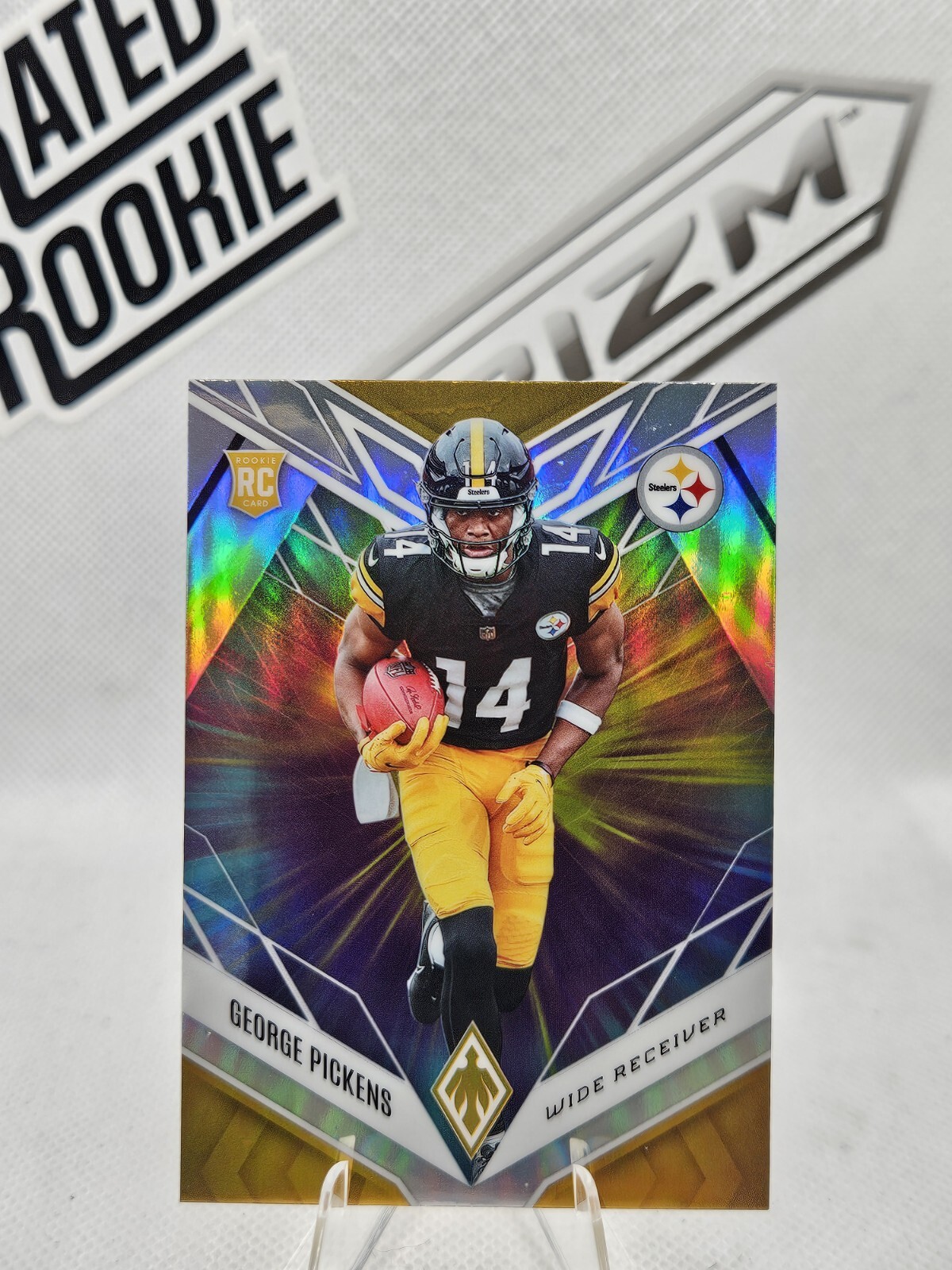 George Pickens 2022 Phoenix #123 Color Burst SP Rookie RC Steelers *** Cowboys