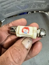 Vintage 1978 Baby Shoe Lace Keepers Raggedy Ann Bells Stahlwood Hong Kong 1970’s