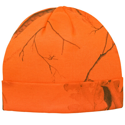 Pinewood Realtree Camou Strickmütze - Outdoor Jagd Angel Mütze / Signalmütze  