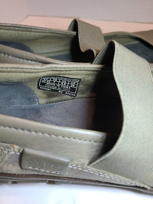 Keen MJ Mary Jane Shoes Brown Leather Slip On Round Toe US Size 7
