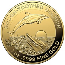 2023 Rough Tooth Dolphin Gold Coin - Australia - Premium Bullion Coin - 1 oz BU 4258.11 per troy oz