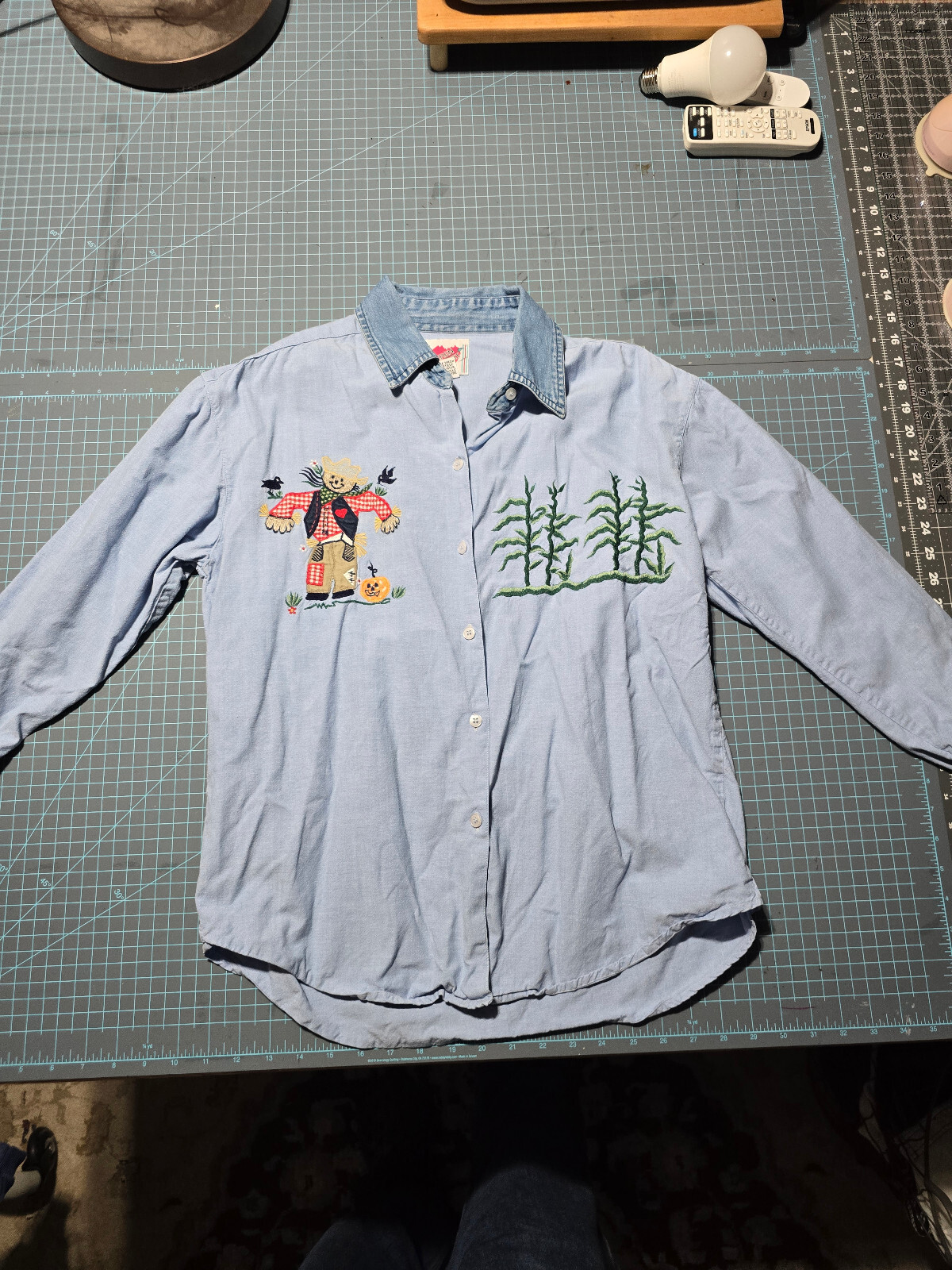 Vintage Fall Floral Button Up Top Long Sleeve Blouse for Women