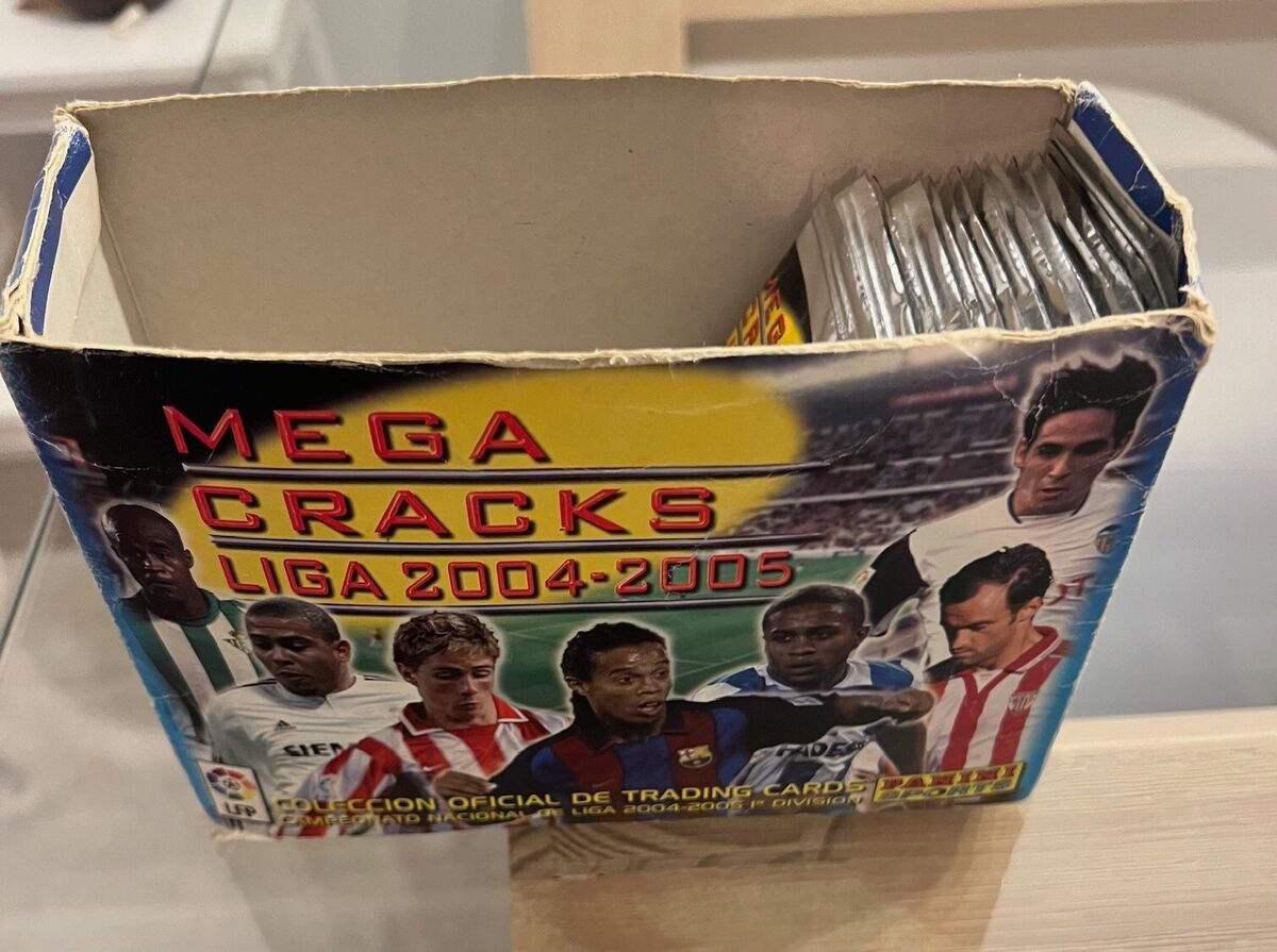 2004-05 Panini Megacracks La Liga Unopened Pack Possible 2004-05 Panini Megacracks La Liga Unopened Pack Possible