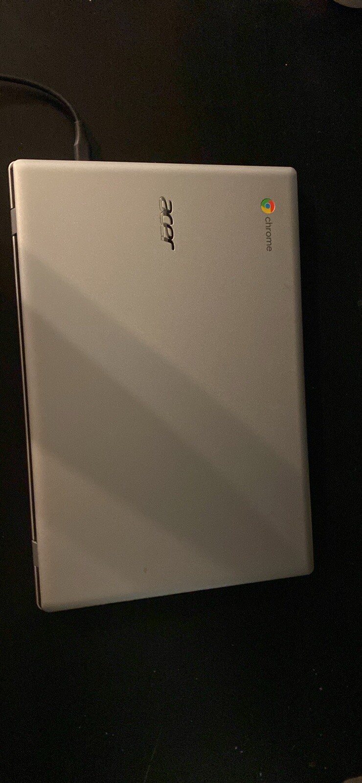 chromebook laptop acer grey (with charger)-image