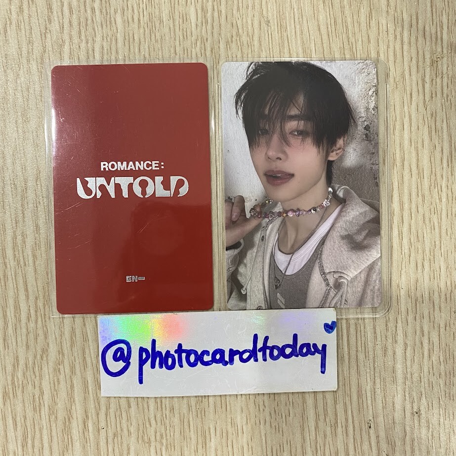 ENHYPEN SUNGHOON x ROMANCE: UNTOLD INCEPTIO VER PC ALBUM PHOTOCARD