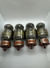 Brand New NIB Matched Quad Golden Lion Kt88 With Matching Date Code 33