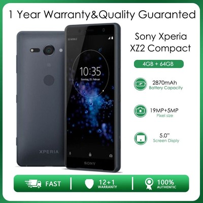 Sony Xperia XZ2 Compact H8314 - 64GB - Black (Unlocked) (Single