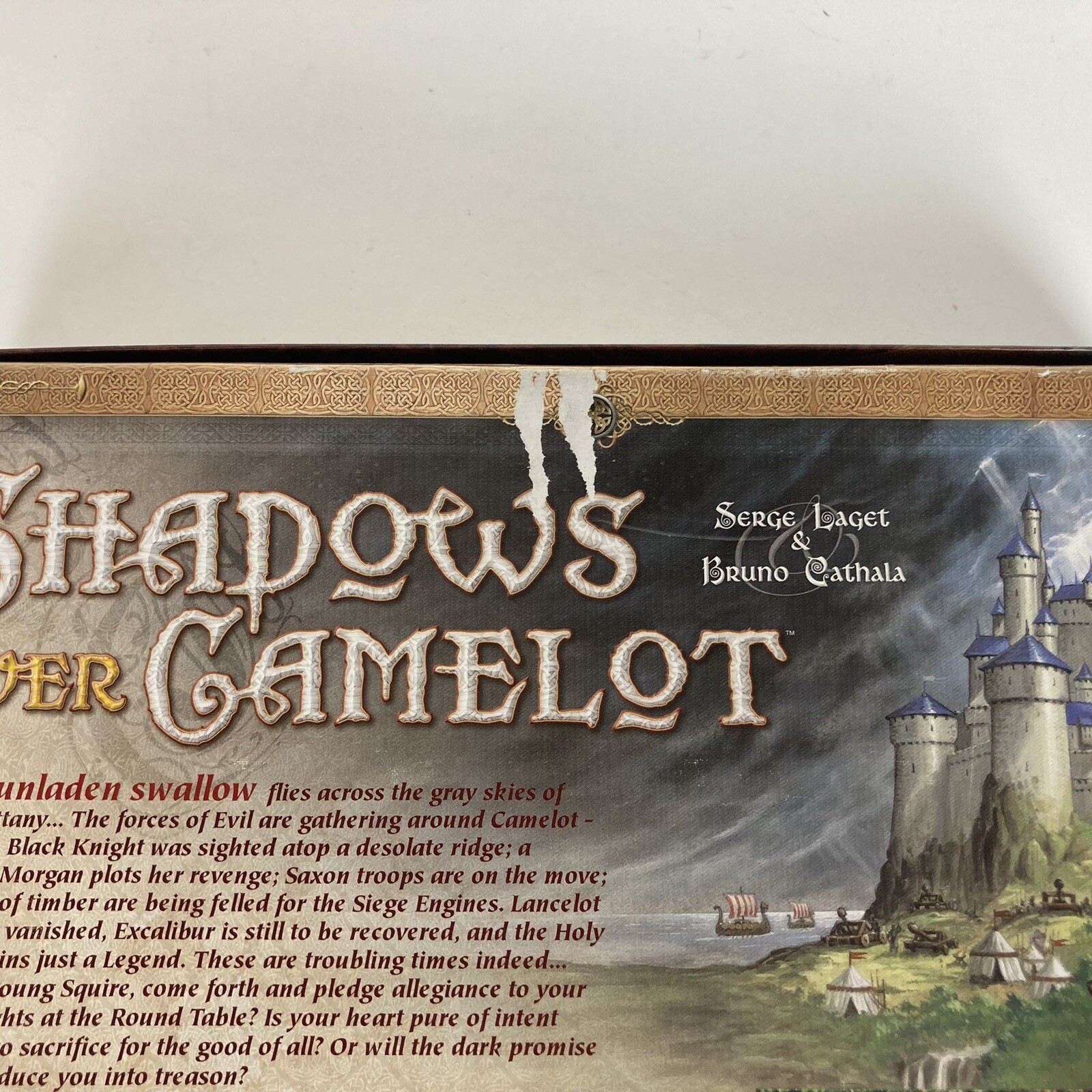 Shadows Over Camelot Board Game - Replacement Box & Inserts Only - No Game