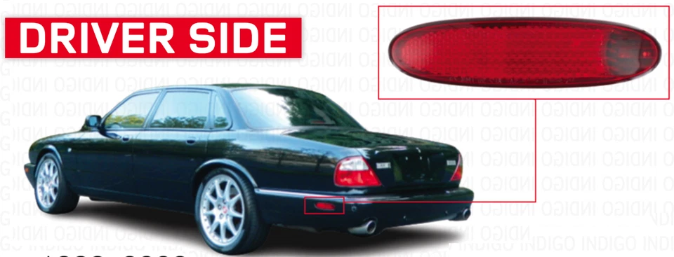 捷豹 XJ8 XJR VDP 保险杠安装左后标记灯 98-03 LNC5033AB 原始设备制造商 — 第 2/4 张图片