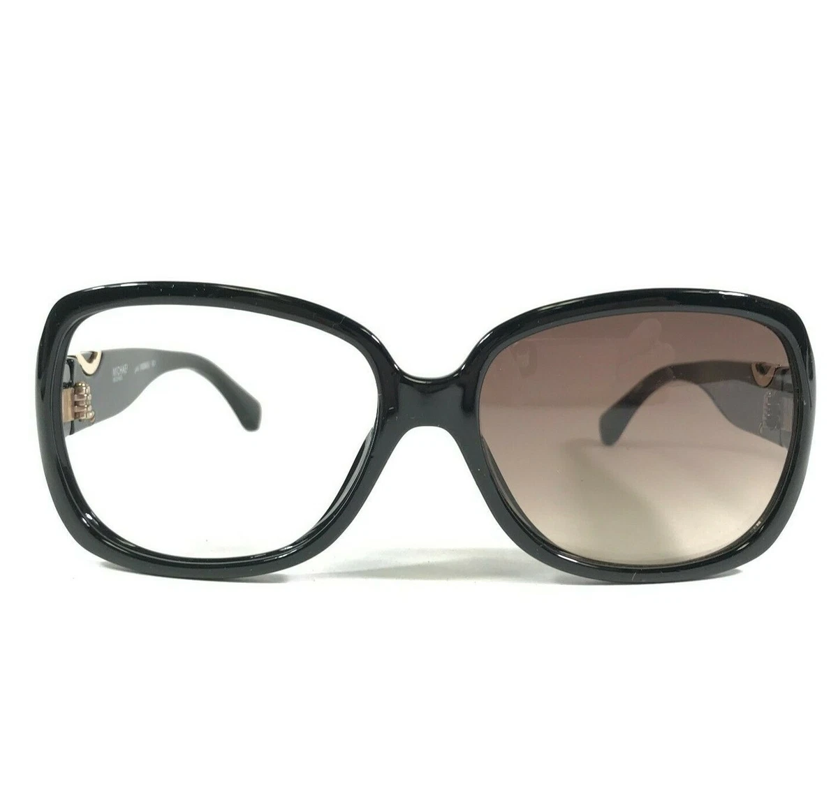 Michael Kors Angela M2890S 001 Sunglasses Frames Black Gold Logo Round 58 16 130
