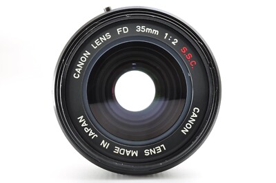 Canon FD 35mm f/2 S.S.C SSC [Near Mint] MF Wide Angle Lens From