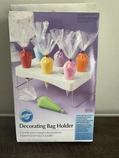 Wilton Decorating Bag Holder Icing Stand Baking Organizer New Open Box