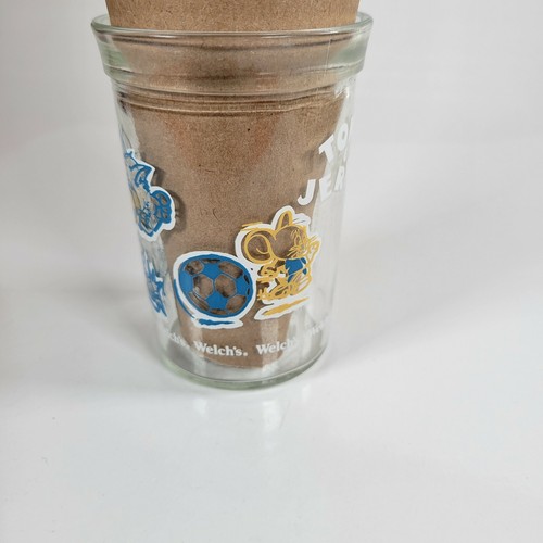 Vintage Welch's Tom And Jerry Jar Cup 1991 Tom And Jerry Soccer - Picture 2 of 7