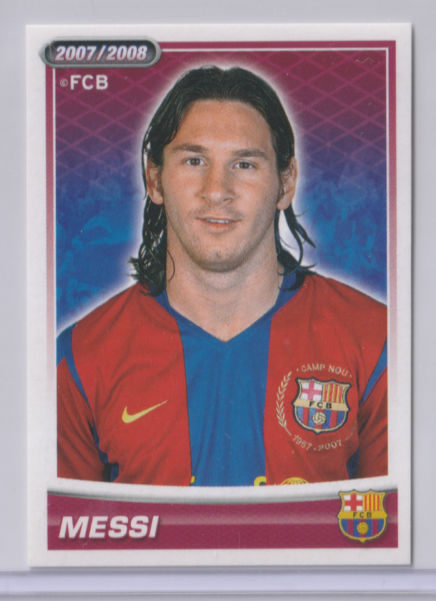 LIONEL MESSI BARCELONA STICKER N. 109 BARCA 2007 2008 PANINI MINT