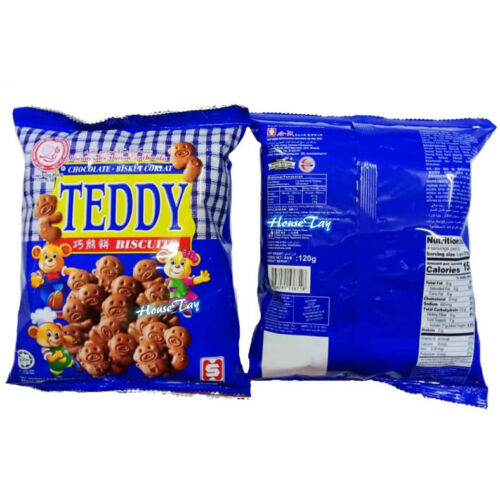  SNACK Biscuits ChocolateTeddy 120g X 4 PACK+ FREE 4 PACK + FREE SHIPPING - Picture 1 of 3