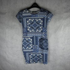 Select Bodycon Dress Blue Size 8 Casual Stylish Fashion Wear