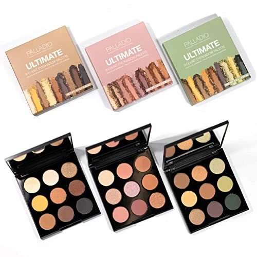 Paleta de sombras de ojos Palladio Ultimate 9 unidades Foto 3 de 4
