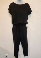 Anrabess One Piece Jumpsuit Black Small New with Tags