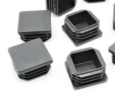 1 1/2" Inch Square Tube End Plug  Chair Glide  Blanking Tubing Plug