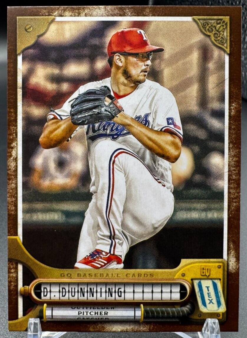 2022 Topps Gypsy Queen Burnt Umber DANE DUNNING #11 Texas Rangers /399