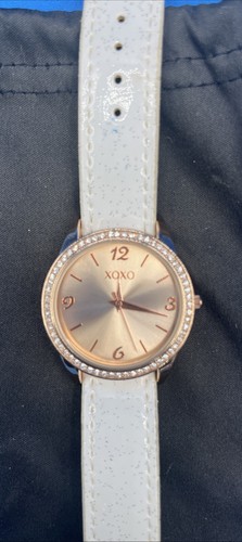 XOXO XO8088 White Dial and Band Rose Gold Tone Women's Watch - Picture 7 of 12