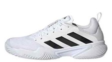 adidas Barricade Tennis Pickleball Shoes Cloud White Core Black Size 14 ID1548