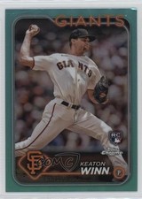 2024 Topps Chrome Aqua Refractor 156/199 Keaton Winn #208 0j8f