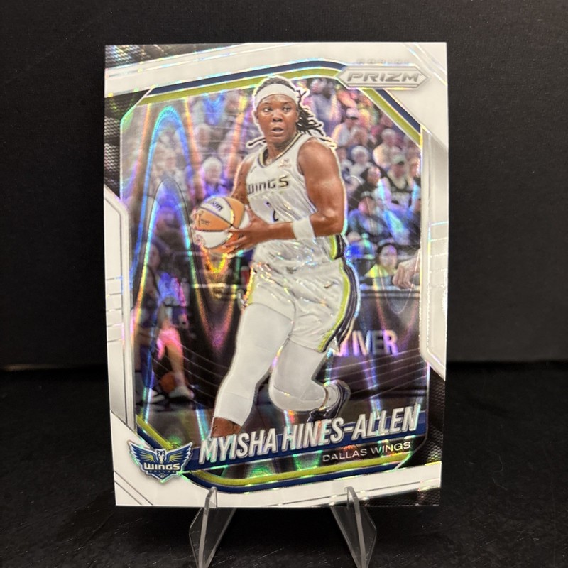 2025 Panini Prizm Myisha Hines-Allen White Seismic Prizm