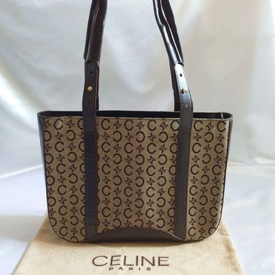 Celine Carriage Pattern C Logo Tote Bag