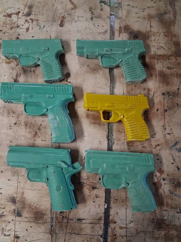 Multi-mold / Cooks Holster Molds For Leather, Kydex Etc.  Springfield Armory Lot