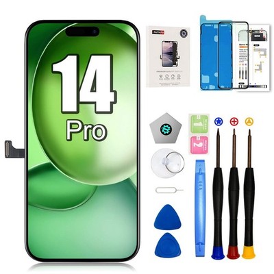 iPhone 14 Pro Screen Replacement 6.1'' LCD Full HD Display Assembly + Repair Tool