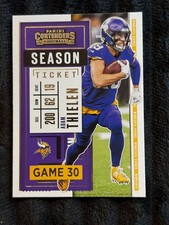 2020 Panini Contenders Adam Thielen Season Ticket Card #46 Minnesota Vikings NFL