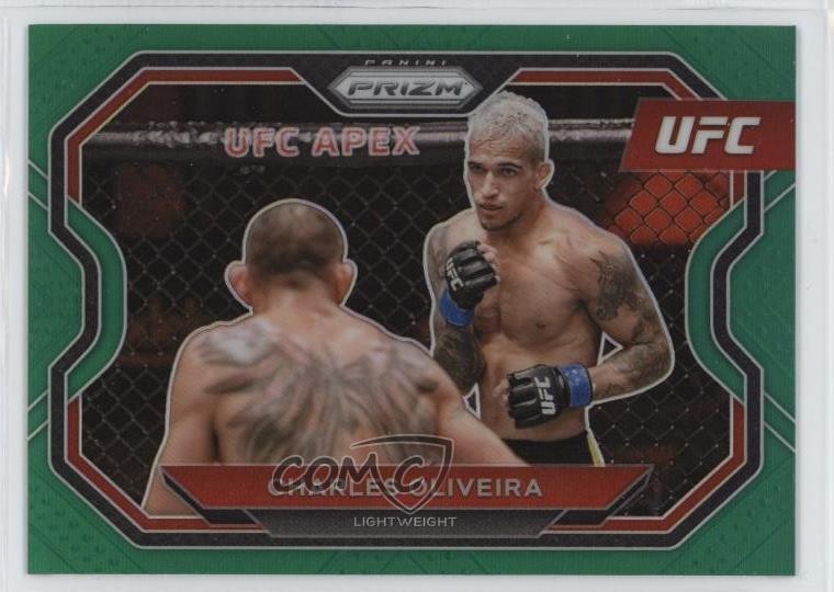2021 Panini Prizm UFC Green Prizm Charles Oliveira #174 1ez8