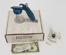 Paasche Airbrush Sprayer Bundle - Pistol Grip 62 Airbrush  3 oz Glass Canister