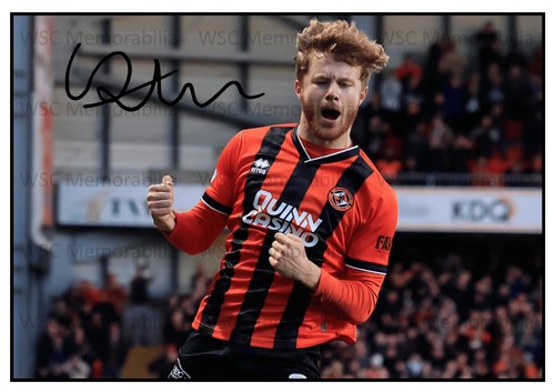 11316. Luca Stephenson Signed Pictures (A4 Prints) Liverpool Dundee Utd Barrow