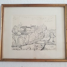 Dino Costantini – Treporti 1973 – Disegno Originale a China Firmato