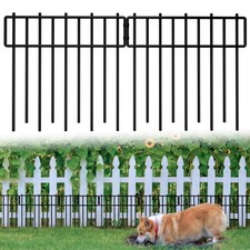1.2" Gap Animal Barrier Fence - 10 Pack Garden Fence Animal Barrier Panels wi...