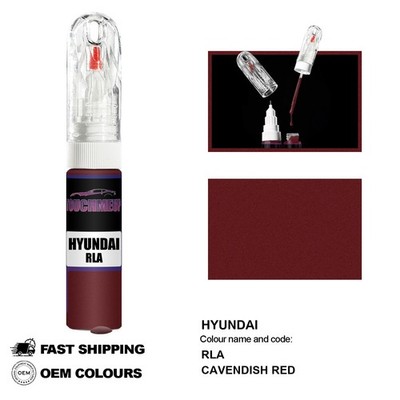 FÜR HYUNDAI CAVENDISH RED RLA Lackstift Pinsel Fix Kit Kratzer Chip Set