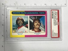 1975 O Pee Chee #307 Dick Allen Mike Schmidt HR Leaders, PSA 9, (OC) Phillies