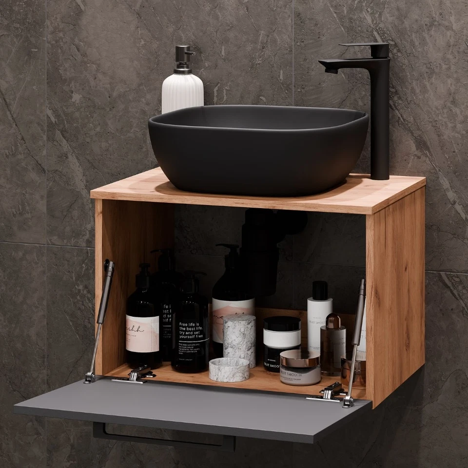 Astra Waschtisch & Waschbeckenunterschrank 60 cm Badmöbel-Set - Bild 4 von 4