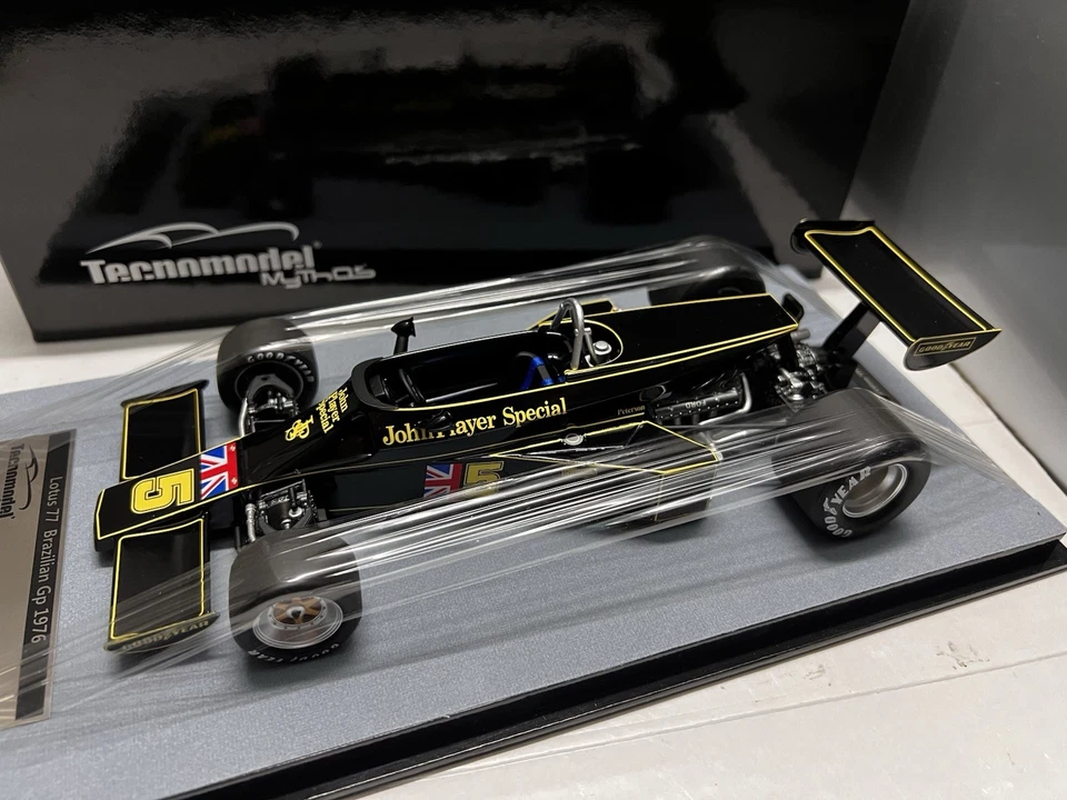 Lotus 77 F1 Brazil GP 1976 #5 Ronnie Peterson Tecnomodel 1/18 - Immagine 2 di 4