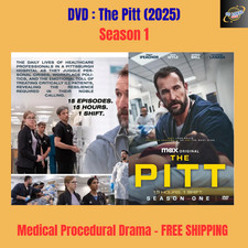 DVD The Pitt: TV Series Season 1 2025 Full HD Audio English  FREE SHIPPING