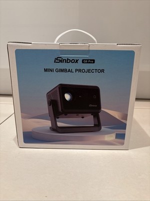 iSinbox Q8 Pro - Mini Gimbal Projector / Beamer - Goldfarben - Neu (A05)