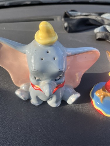 Vintage Disney World 90er Keramik Dumbo & Timothy Salz & Pfefferstreuer selten - Bild 4 von 10