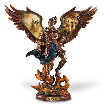 HANIEL: JOY OF GOD Bronze Archangel Figurine Bradford Exchange | eBay