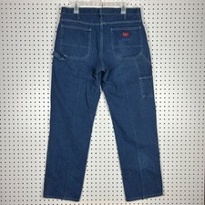 Dickies Carpenter Pants Jeans Size 36x34 Work Wear Blue Hammer Y2K 90s Skate