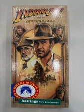 Indiana Jones and the Last Crusade – VHS (1989) – Factory Sealed – Paramount WM