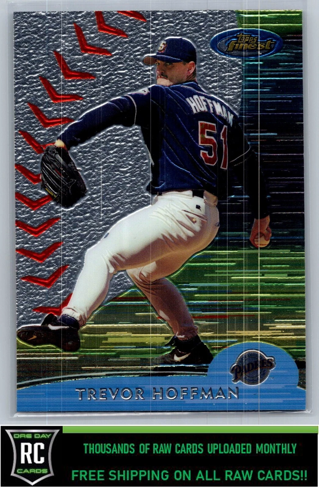 2000 Finest Trevor Hoffman #152 San Diego Padres
